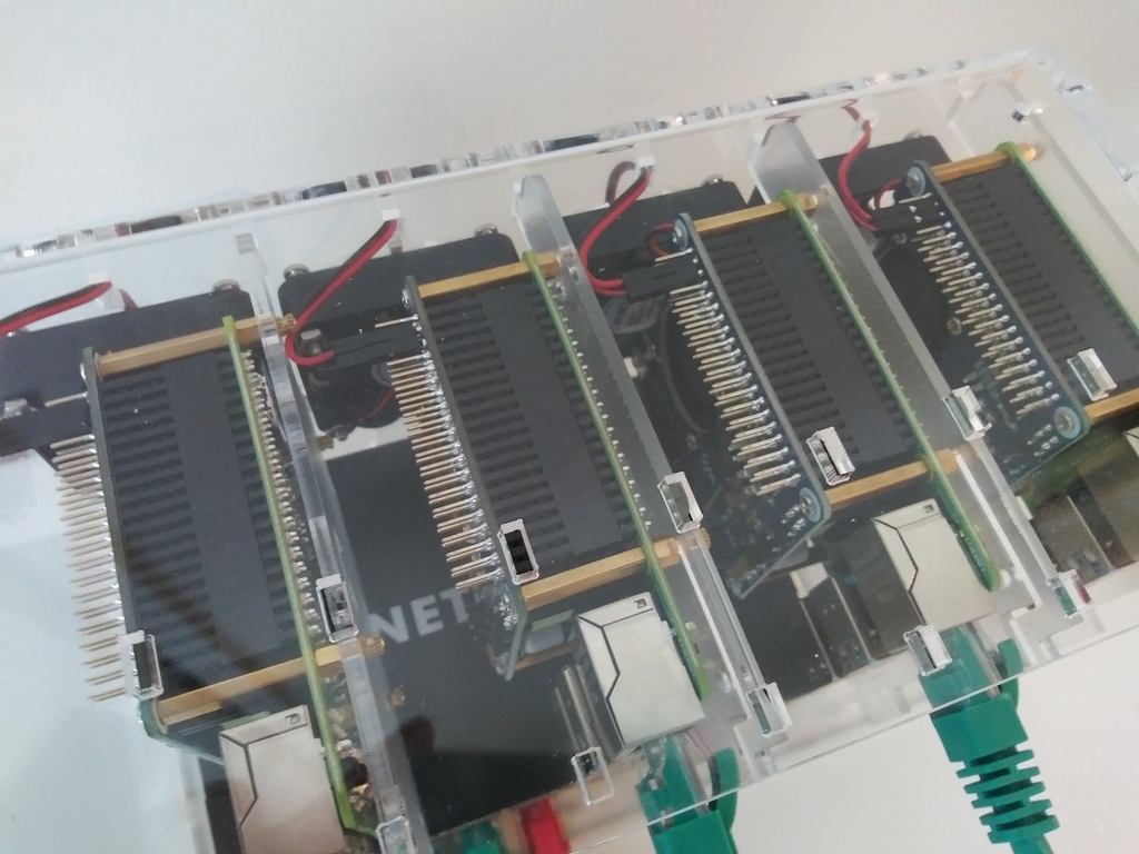 closeup fan gpio pins